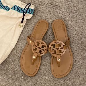 TORY BURCH MILLER SANDAL, LEATHER